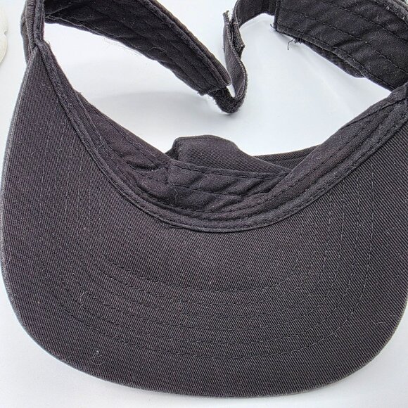 Subway Fresh Adults Black Green Visor Work Wear Adjustable Lightweight - Picture 6 of 6